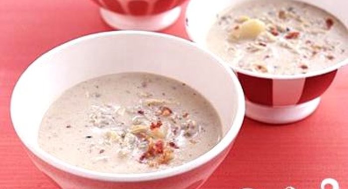 Сливочный суп из моллюсков