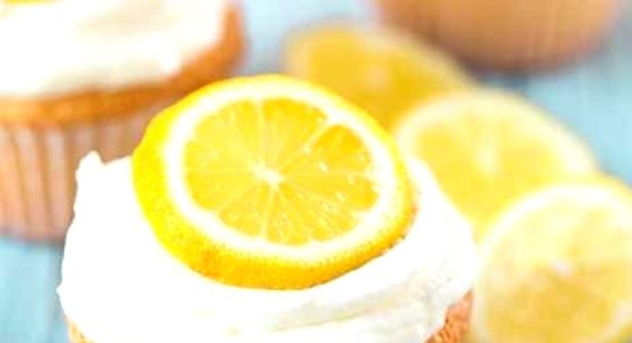 Лимонные капкейки