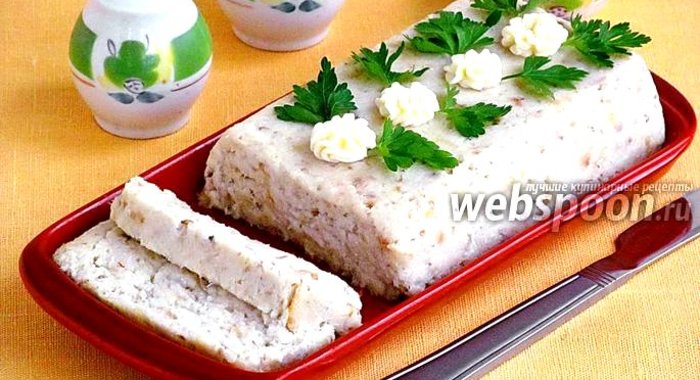 Рыбный паштет с творогом