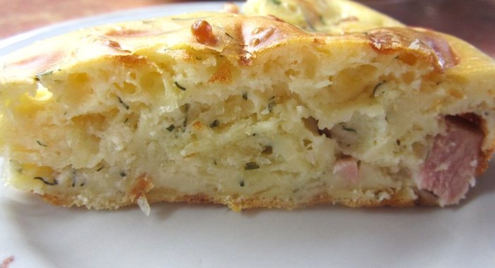 Сырный пирог на скорую руку