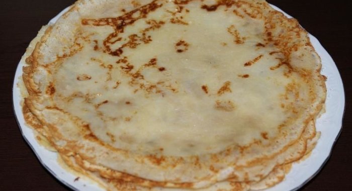 Блины без яиц