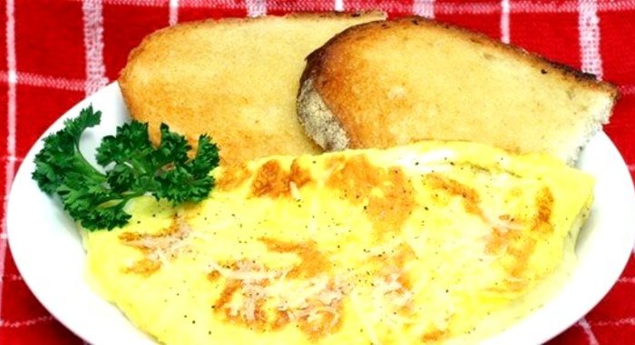 Омлет из яиц и молока