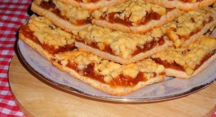 Песочный пирог с шафраном