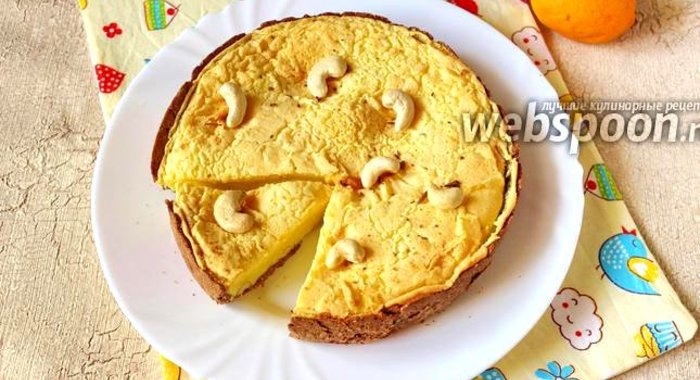 Пирог с белым шоколадом