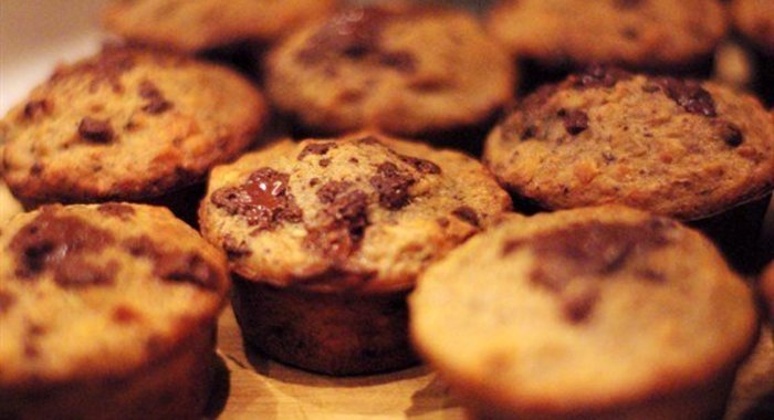 Бананово-ореховые маффины