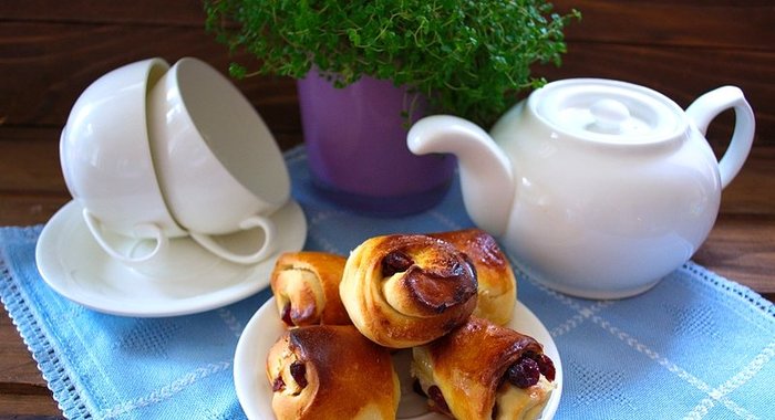 Сладкие булочки на кефире