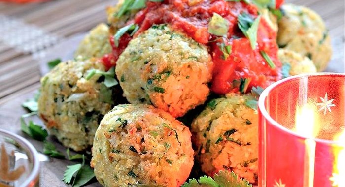 Индийские овощные шарики «Алу кофта»