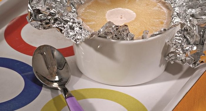 Суфле из бананов и ананасов