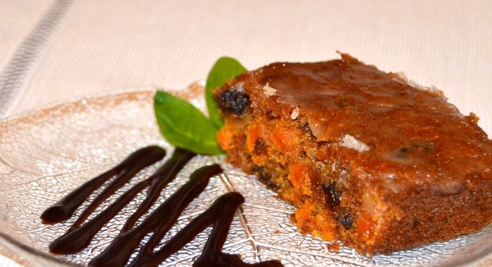 Пряный морковный пирог