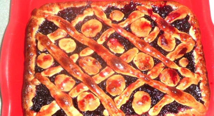 Быстрый ягодный пирог