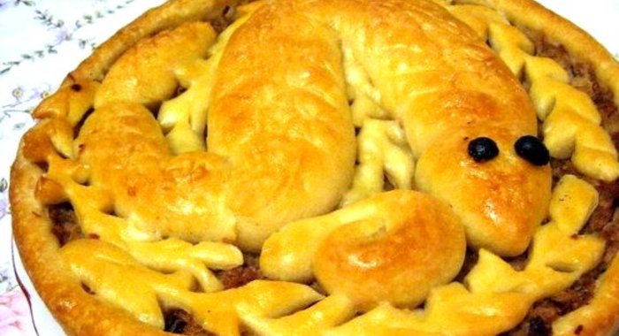 Тесто для пирога с фаршем