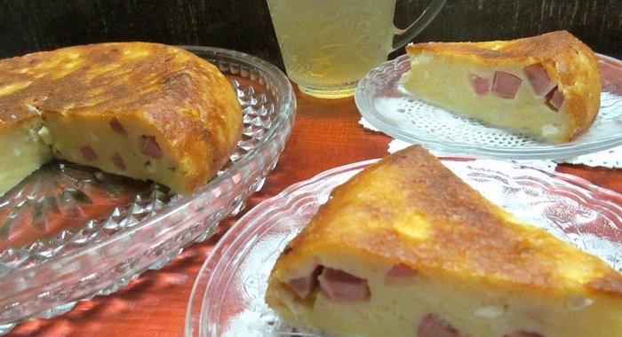 Закусочный пирог в мультиварке