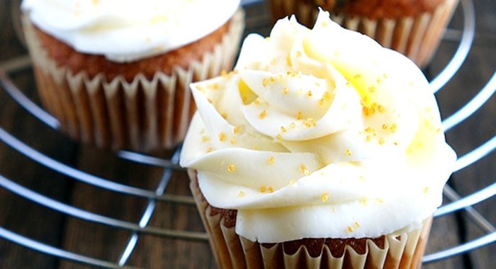 Морковные капкейки