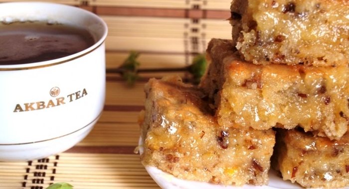 Лимонно-изюмный пирог