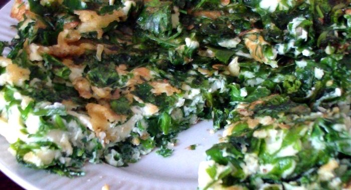 Зеленый пирог