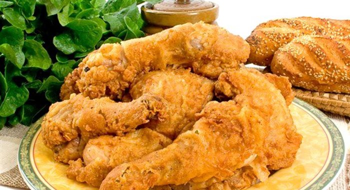 Хрустящие куриные бедрышки