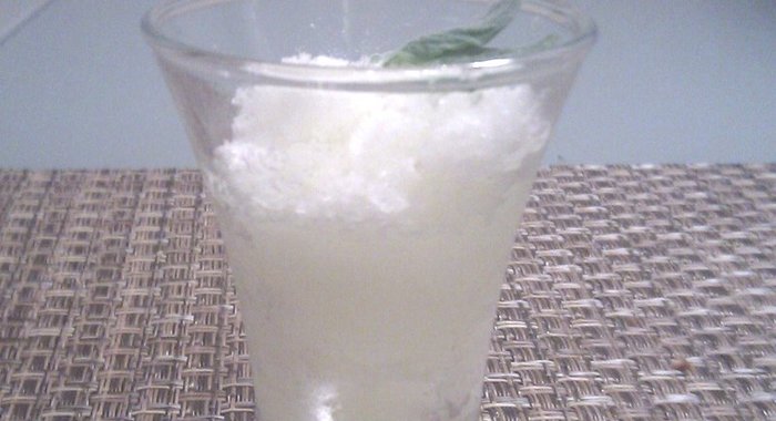 Сорбет с мелисой