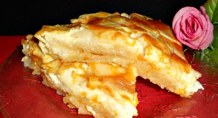 Испанский яблочный пирог