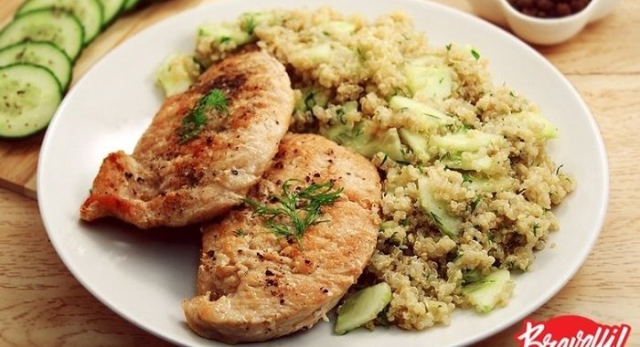 Манный пирог с яблоками