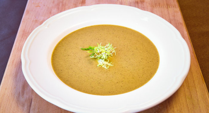 Постный суп с картофелем и фенхелем