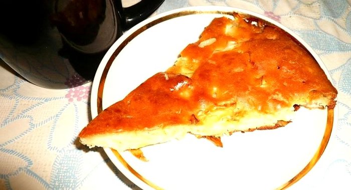 Ленивый капустный пирог