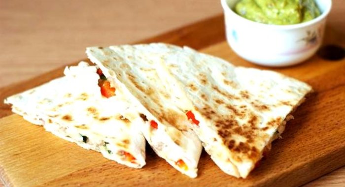 Кесадилья с индейкой