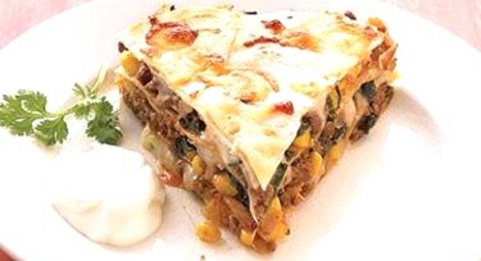 Пирог с говядиной и кукурузой