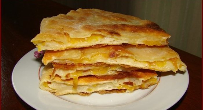 Плачинда с тыквой