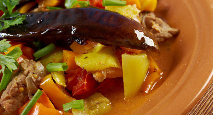 Аджапсандали – овощное грузинское