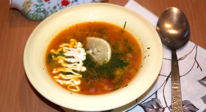 Солянка с картошкой