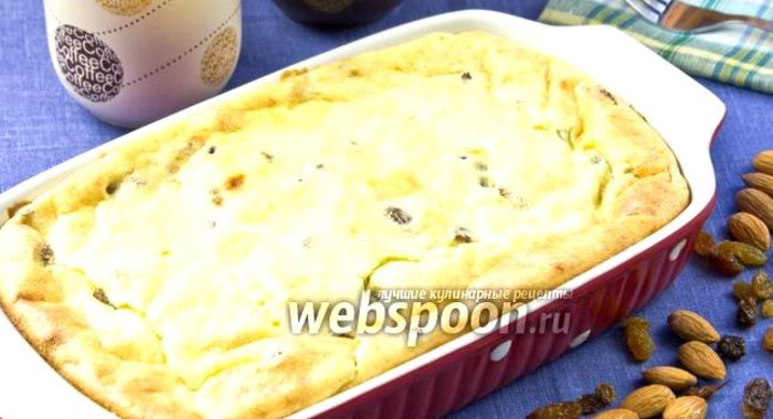 Яблоки в суфле из манной крупы