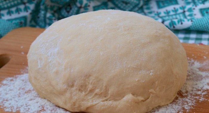 Тесто для пиццы на кефире