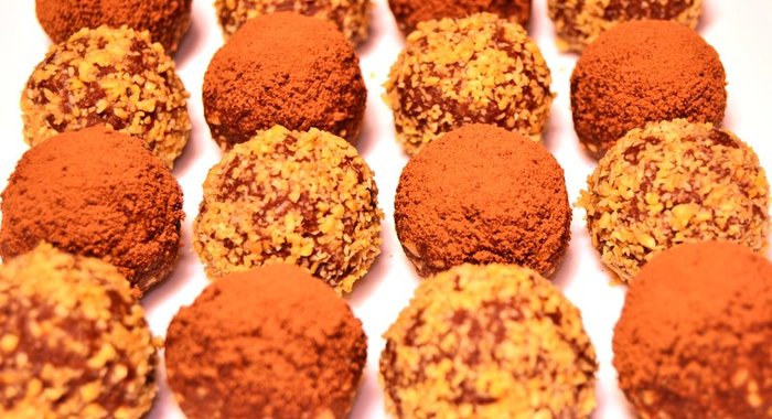 Пироженое картошка с арахисом