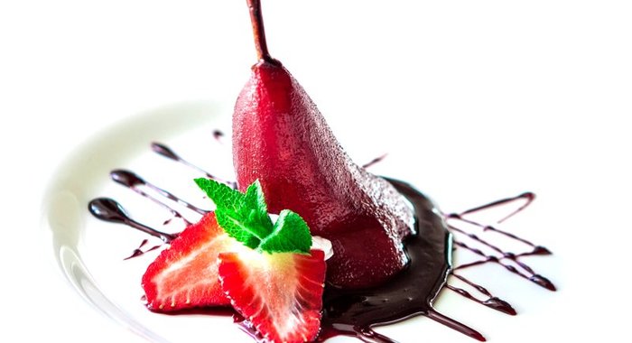 Груша в соусе убриако