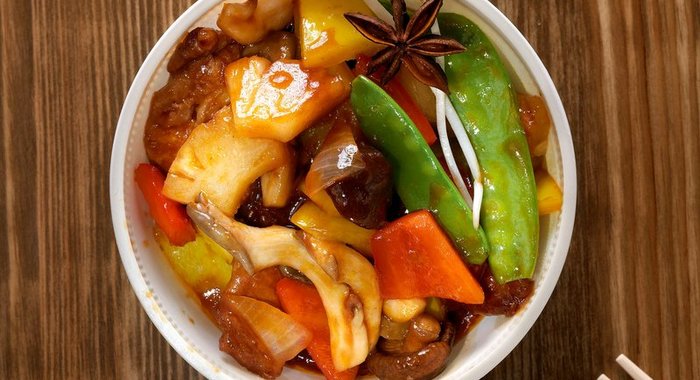 Свинина в кисло-сладком соусе