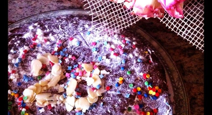 Коврижка с черным чаем