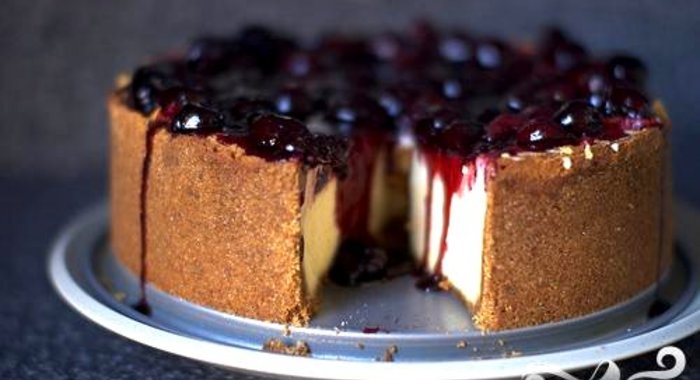 Чизкейк Нью-Йорк с вишней