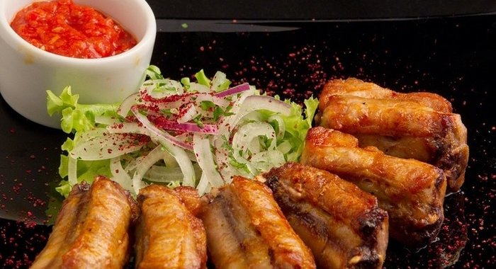 Шашлык из свиных ребрышек