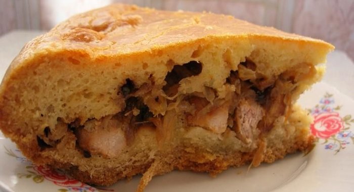 Мясной пирог Бойкий старик