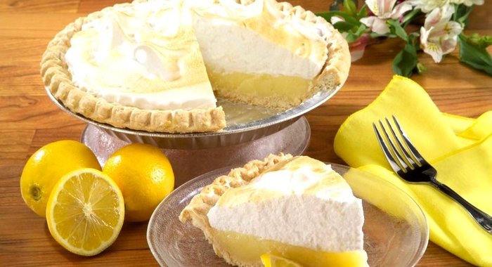 Легкий лимонный пирог