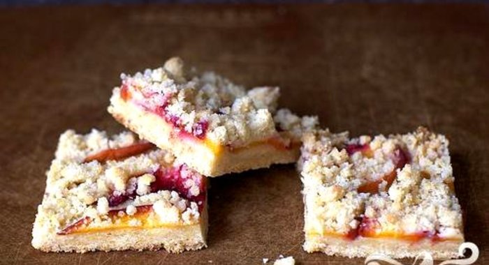 Персиковые коржики