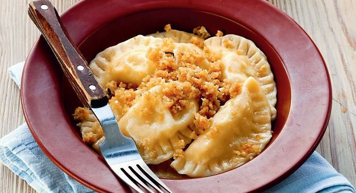 Вареники с капустой