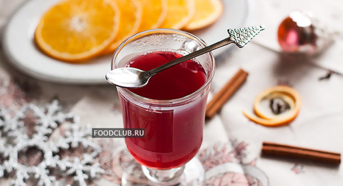 Безалкогольный ягодный глинтвейн