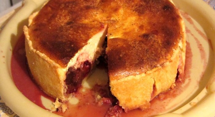 Страсбургский пирог со сливами