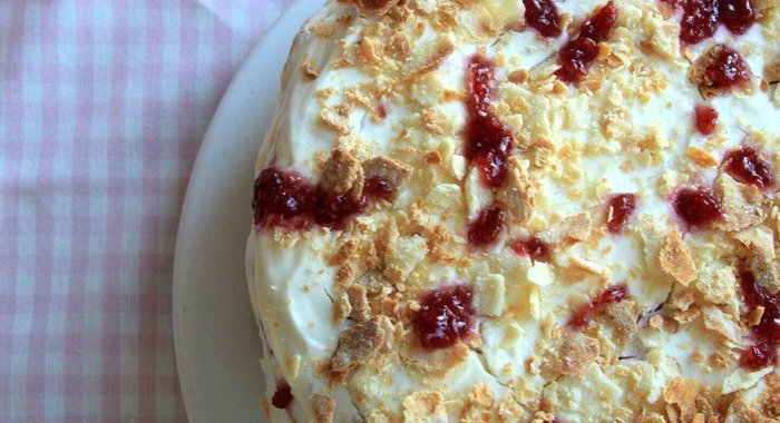 Наполеон с малиной