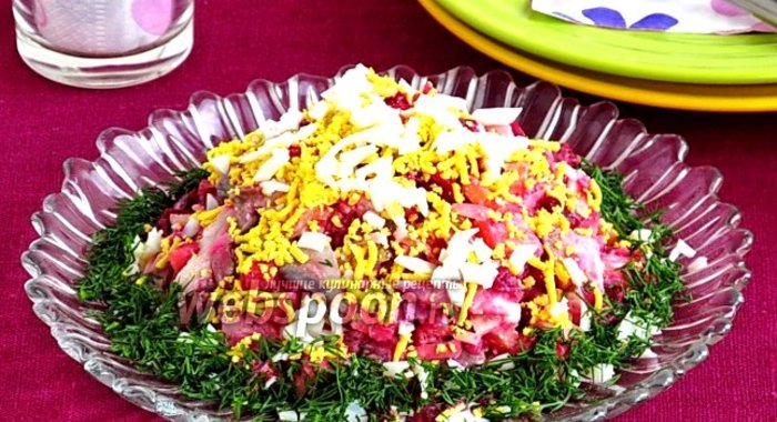 Селёдочный салат по-шведски