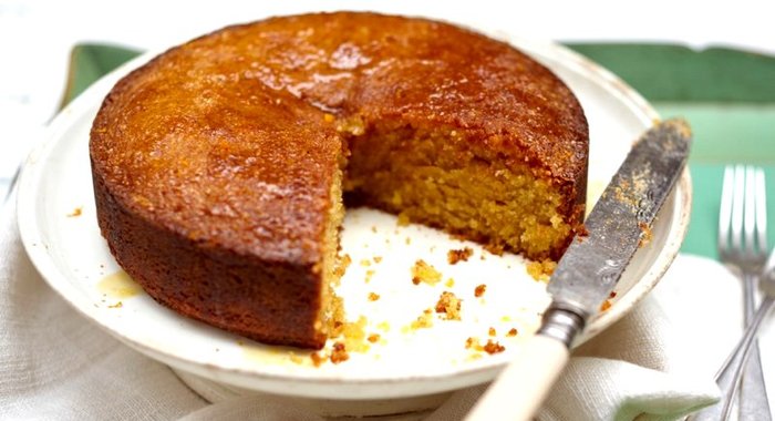 Апельсиновый пирог с имбирной пропиткой