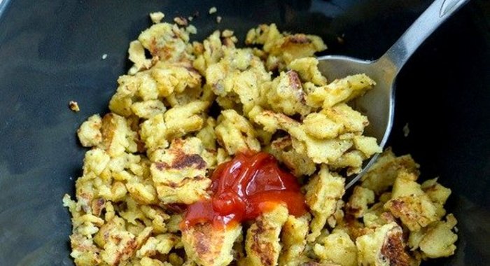 Омлет из яичного порошка