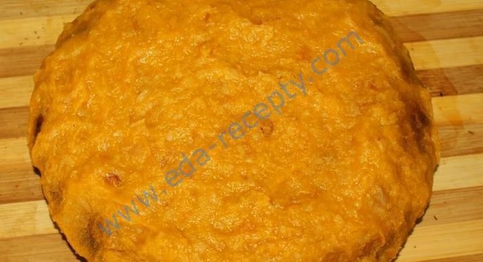 Постный пирог Оранжевое настроение