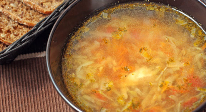 Детский суп с овощами